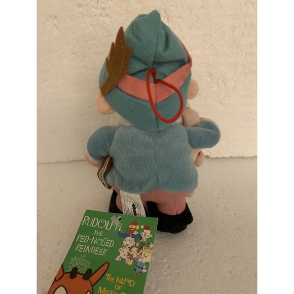 Hermey Herbie Misfit Elf Dentist Spotted Elephant 7" CVS Stuffins 1999 NEW TAG - Picture 6 of 13